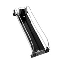 PRETYZOOM Automatic Pusher Drinks Organizer Self-Pushing Can Dispenser for Refrigerator for Soda Beer and Bottled Beverages Convenient Fridge Storage