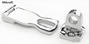 Marine Grade Stainless Steel Heavy Duty Door Hasp with Turning Padlock Eye Mount