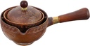 DECHOUS Ceramic Single Pot Electric Kettle Hot Water Pot Tea Kettle Magical Teapot Tea Filter Container Boiling Container Heating Household