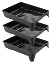 Bates- 9 inch verfbak, 3 Pack, schilder rollei met diepe capaciteit