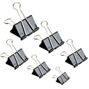 Binder Clips Paper Clamp voor papier-130 stuks Clips Paper Binder Diverse maten (zwart)