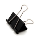 DSTELIN Large Binder Clips 1,6-inch (24 Pack), Big Paper Clamps Clips voor Office Supplies, 1,6-inch/41mm Breedte, 0,7-inch/18mm Capaciteit, zwart