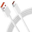 Sounce 67W Fast Charging USB-C Kabel voor Xiaomi, Redmi (1m) Wit