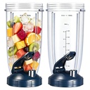 Coupes de remplacement 2 Pack 32oz Compatibles avec NutriBullet 600W & Pro 900W
