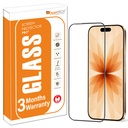 OpenTech® Military-Grade Getemperde Glazen Schermbeschermer Compatibel voor iPhone 17 met Edge to Edge Coverage - Case Friendly, Anti-scratch en Bubble gratis installatiekit (6,3 Inch)