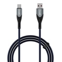 boAt Type A to C 65W Fast Charging Cable with 480 Mbps Data Transfer, Tangle-Free Cable in Premium Nylon Gevlochten Ontwerp en Duurzame Aluminium Legering Shell (Electric Blue)