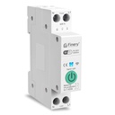 Finery 63A Smart WiFi Switch met Over/Under Voltage Overload Protection Adjutable Threshold and Alarm for AC, Geyser, 1Pk Waterpomp (Single Fase), Room Heater Heavy Duty Works with Alexa & GHome
