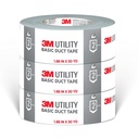 3M Utility Basic Duct Tape, 1,88 in x 30 yd, 3 Rolls, vochtbestendig