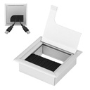 HASTHIP Bureau Kabel gat Cover Aluminium 80x80mm Eenvoudig installeren Cap