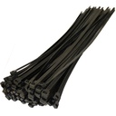 Self Locking Nylon Cable Zip Ties (Black, 2.5 x 100 mm)