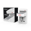 Goldmedal Nano 3 Pin Plug Travel Adapter met Mobiele Stand