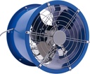 16" Cylinder Pipe Axial Fan, 370W 1420Rpm Explosion-Proof Paint Booths Exhaust Fan, Utility Ventilation Fan with All Copper Motor, for Factories, Warehouse, Workshops, Kitchen, Filming Site
