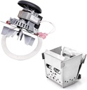 Adviace Pellet Stove Parts for PelPro PP130 PP60 PP70 PP130-B PP130B PPC90 TSC90 & Pleasant Hearth PH35PS PH50CABPS PH50PS, SRV7077-003 Burn Pot and 812-4400 Exhaust Combustion Blower for PelPro