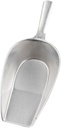 Multi-functional Aluminum Ice Scoop Ergonomic Kitchen Shovel for Ice Cubes Flour Easy to Clean for Home Bar and Restaurant Use