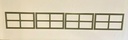 4 Amarr Stockton Short Panel Replacement Inserts for Amarr Garage Door Grills Terratone 18.5" x 11" Mullion Trim ONLY FITS Amarr & Pella Garage Doors