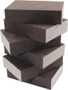 120 Grit Fine Sanding Block - 12Pcs, Wet Dry Sanding Sponge Foam Sandpaper Block Washable & Reusable Sandpaper Sponge for Drywall Wood Plastic Metal Furniture