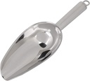 Stainless Steel Ice Scooper for Ice Maker, Small Metal Food Candy Scoop for Home /Kitchen /Bar /Party /Wedding(24OZ)