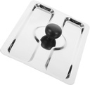 Stainless Steel Upper Cover for Bread Machine and Sandwich Maker Isolation for Open Kitchens Stain and Easy to Clean