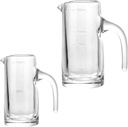 2Pcs Scale Wine Dispenser Household Liquor Glass Cups for Parties Weddings Gatherings Measuring Cups with Markings for Whiskey Sake More