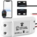 eKyro Smart Garage Deuropener - Universele WiFi Remote Controller Compatibel met Alexa, Home, iPhone, Siri, Android, Deur Links Open Alert, Deur Beveiligingssystemen, Bijgewerkt Model