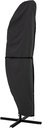Offset Outdoor Umbrella Cover - Heavy-Duty Waterproof Protection for Banana Frame Umbrellas Up to 11.5 Ft Round or 7.5 Ft Square by Pure Garden (Gray)