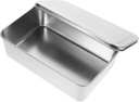 Stainless Steel Cake Baking Pan with Lid Oven Tray for Bread and Desserts High Capacity Baking Box for Even Heat Distribution and Reliable Performance