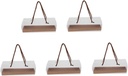 5pcs Portable Cake Boxes Window Medium Pe Bakery Packing Boxes and Baked Goods Easy to Assemble Sturdy Design Double Handle Brown