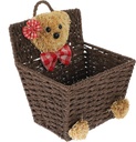 Storage Basket Wall Hanging Storage Basket Woven for Fruit Vegetable Kitchen Sundries