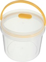 Mobestech Food Storage Canister Lid Airtight Kitchen Storage Box for Bread Cookies and Snacks Container for Home Use