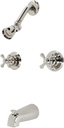 Kingston Brass KB246AXPN Magellan Tub and Shower Faucet, Polished Nickel, 72 x 8 x 7.38