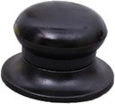 2pcs Replacement Pot Lid Knobs Black Cooker Kettle Cover Handles for Soup Pots Easy to Install Heat Resistant Fits Cookware Lids