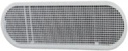 Soffit Vent 4x12in White Oval