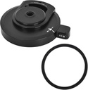 For Ninja Ice Cream Maker Outer Bowl Lid, Compatible With Ninja Nc299amz/Nc300/Nc301 Series(No Paddle), Replace Ninja Ice Cream Maker Outer Bowl Lid Accessories, Replacement Seal Black Ring