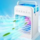 Portable Air Conditioners - Evaporative Air Cooler & Humidifier Combo | 4 Speeds, 7 Colors Light, 2/4/6H Timing | Quiet Personal Air Conditioner Fan for Room, Office