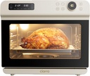 CIARRA 12-in-1 Countertop Steam Oven with Air Fryer, 25.4QT Steam Air Fryer Combo Nosh Oven Pro - Convection Toaster, Bake, Self-Clean, Dehydrate, Ferment, White