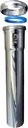 EZ-FLUID 1-1/2" x 6" Heavy Duty Thick Commercial Grade 17GA Chrome Brass Tubular Slip-Joint Extension Sink TailPiece Tube,Brass Nut For Bathroom,Kitchen Under Sink P-Trap Drain Pipe(1)