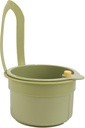 Faucet Hanging Strainer Basket, Hanging Kitchen Sink Strainer Basket with Press Dumping Design Practical Sink Food Catcher for Filtering Fruit Vegetable Waste