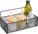 Wall Mounted Metal Basket Iron Wire Mesh Baskets Hanging Shower Fruit Vegetable Holder Organizer Kitchen Wall Basket for Bathroom Kitchen