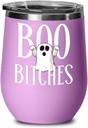 Halloween Ghost Wine Tumbler Cute Halloween Lover Gifts for Halloween Party Cups Funny Coffee Mugs Tea Cup Gag Gifts For Men and Women
