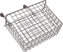 1pc Black Wire Hanging Baskets for Kitchen Storage Cabinet Door Organizer Rack Iron Wire Space-saving Pan Organizer Rack
