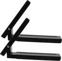 2pcs Microwave Bracket Wall Mount Kit Wall Mounted Microwave Base Stainless Steel Holder Easy Install Kitchen Decor