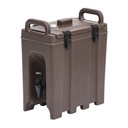 Carlisle FoodService Products CFS LD250N01 Cateraide Insulated Beverage Server/Dispenser, 2.5 Gallon, Brown