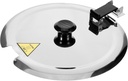 Alipis Electric Soup Warmer Lid 10L Stainless Steel Replacement Lid Spill Proof Design for Soup Cookers for Commercial Use and Buffets