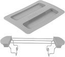Alipis 1set Toaster Cover Lid and Sandwich Clip for Toaster Kitchen Essential for Dust Compatible Bread Machines Efficient Design