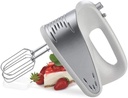 Hand Mixer Electric 200W Multi-Speed Hand Mixer with Turbo Button Easy Eject Button and 5 Attachments (Beaters Dough Hooks)
