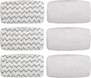 Flammi Steam Mop Pads for Bissell PowerFresh Vac & Steam Series - 6 Pack, Compatible with 2747A, 1132, 1543, 1632, 1652 Models, Hard Floor Mop