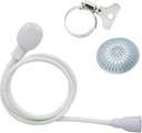 3.28FT Sink Spray Hose, Portable Sink Hose Faucet Sprayer, Shampoo Sprayer Handheld Faucet Shower Head Spray for Bathing Baby, Pets, Washing Hair, Rinsing Vegetables, with Hair Catcher Cover