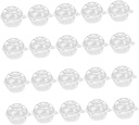 Amosfun 50pcs Individual Cupcake Containers Cupcake Boxes Lids Portable Carrier Decorative Boxes Food Storage